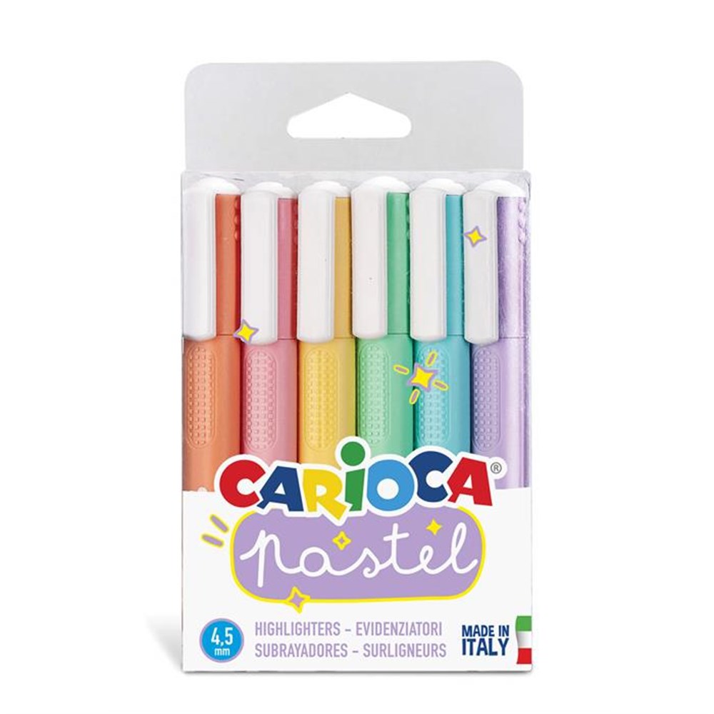 PASTEL RENKLER İŞARETLEME KALEMİ 6'LI