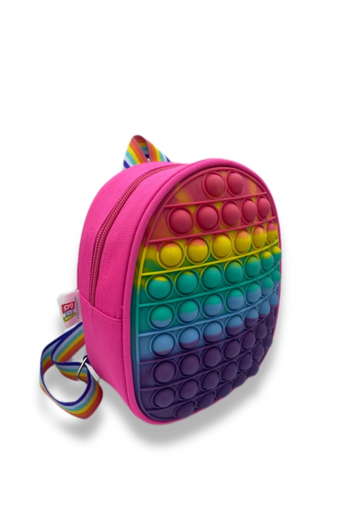 Pop It Push Bubble Fidget Sırt Çantası - Pembe