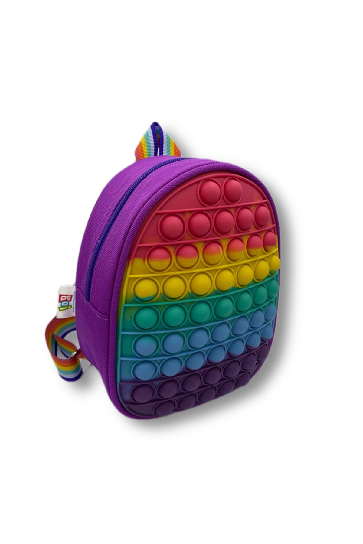 Pop It Push Bubble Fidget Sırt Çantası - Mor