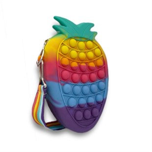 Pop It Push Bubble Fidget Çilek Çanta