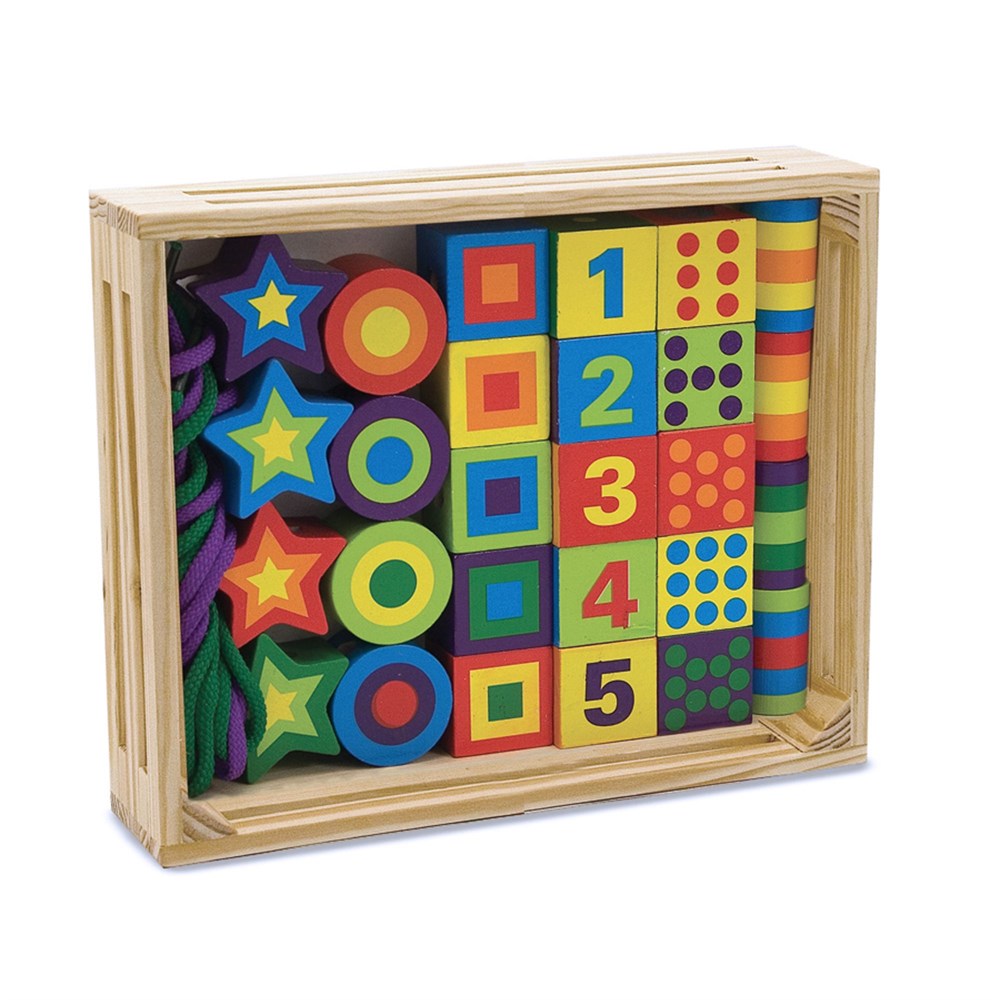 Melissa and Doug AHŞAP BONCUK DİZME