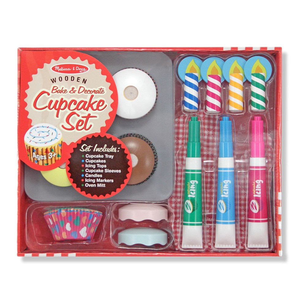 Melissa and Doug AHŞAP CUPCAKE SETİ