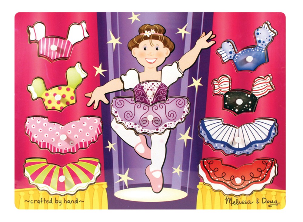 Melissa and Doug AHŞAP DEĞİŞ TOKUŞ YAPBOZ - BALERİN