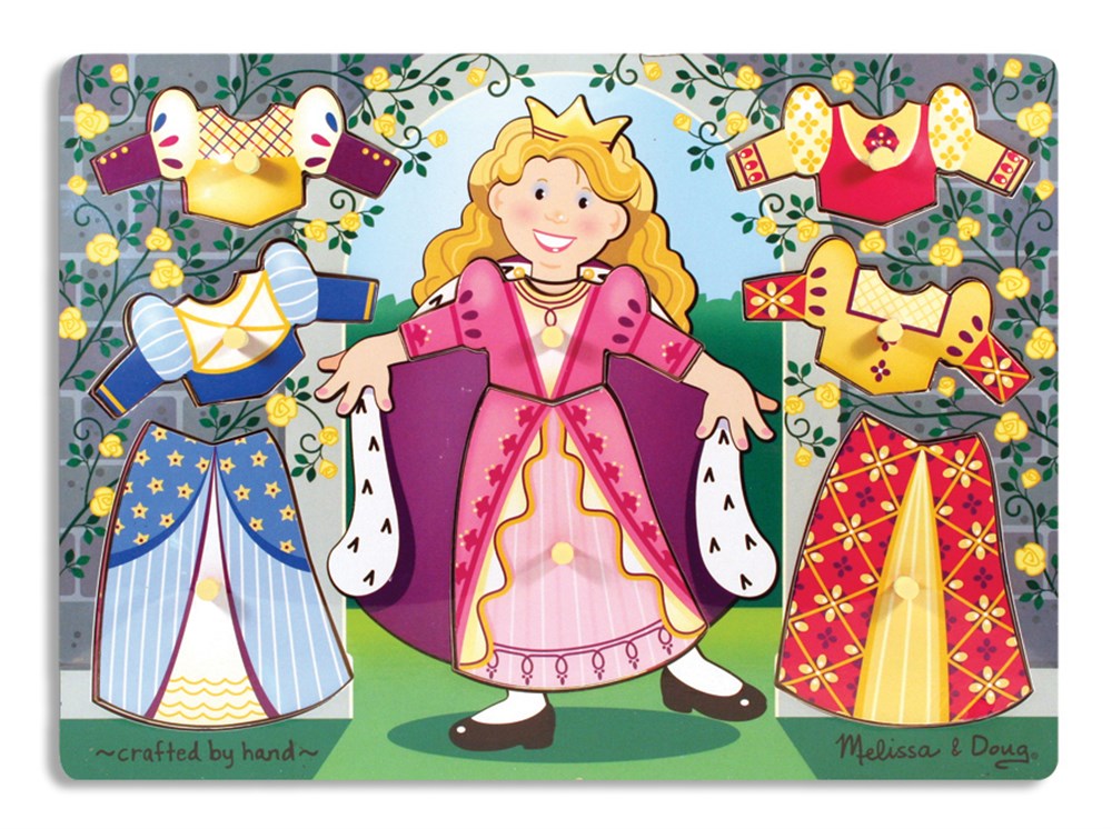 Melissa and Doug AHŞAP DEĞİŞ TOKUŞ YAPBOZ - PRENSES