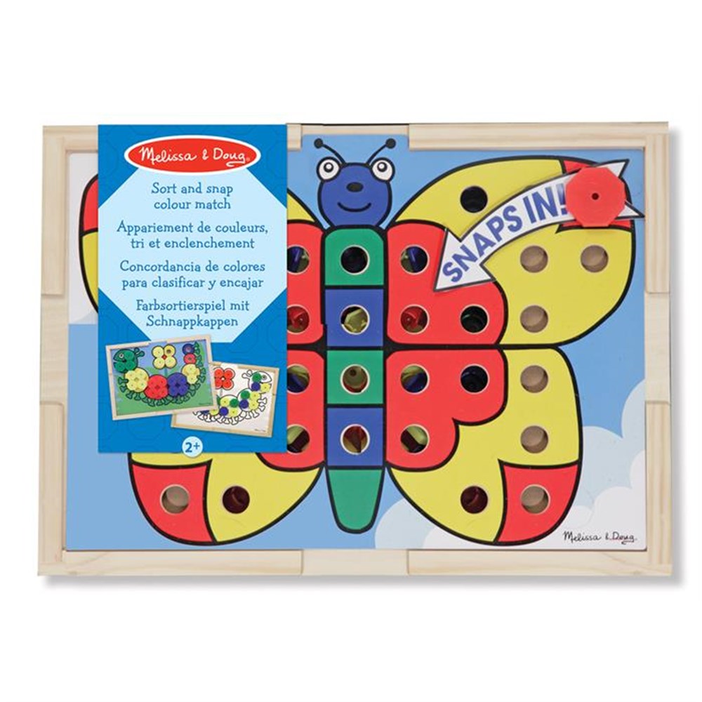 Melissa and Doug AHŞAP DİZ YERLEŞTİR RENKLER