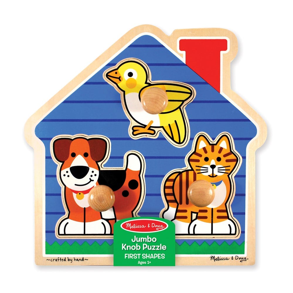 Melissa and Doug AHŞAP İLK YAPBOZUM - EVCİL HAYVALARI
