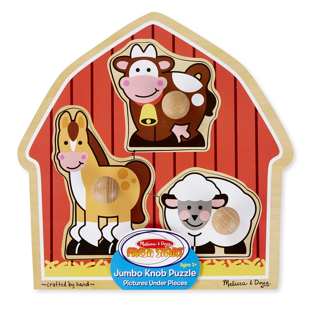 Melissa and Doug AHŞAP İLK YAPBOZUM - ÇİFTLİK HAYVALARI