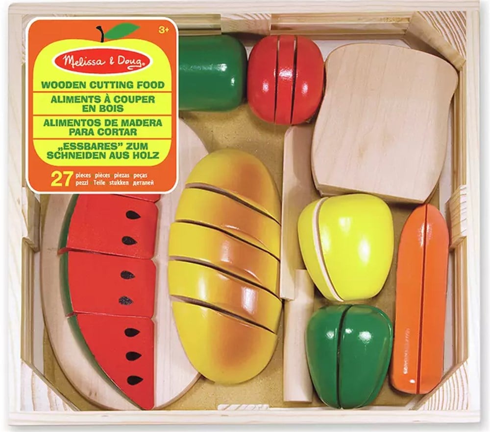 Melissa and Doug AHŞAP KES OYNA GIDALARIMIZ