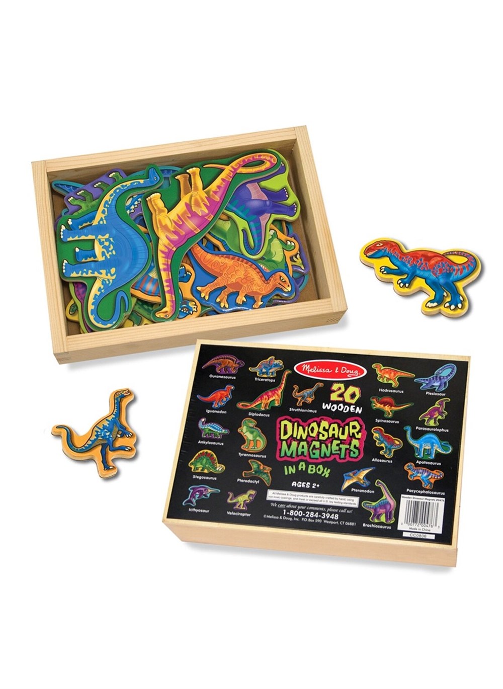 Melissa and Doug AHŞAP MIKNATISLI - DİNOZORLAR