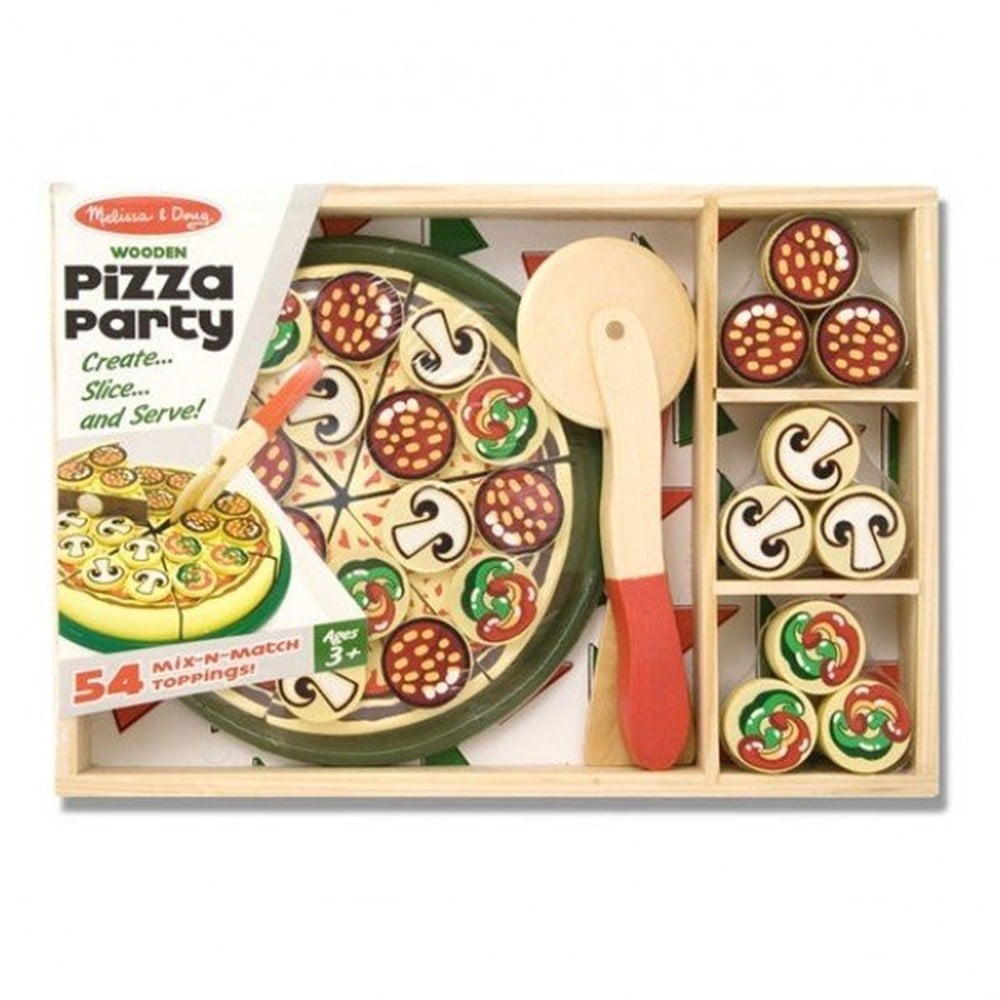 Melissa and Doug AHŞAP PİZZA PARTİSİ