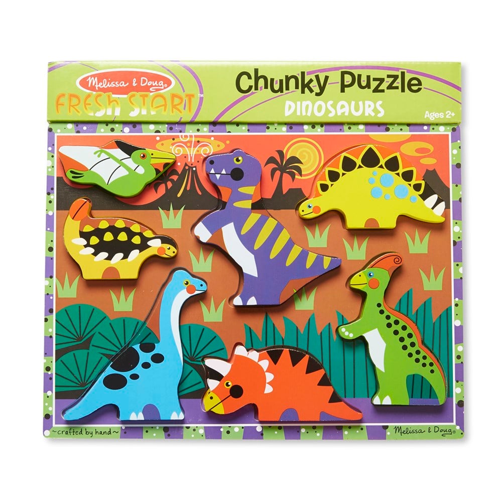 Melissa and Doug AHŞAP TOMBUL YAPBOZ -DİNOZORLAR