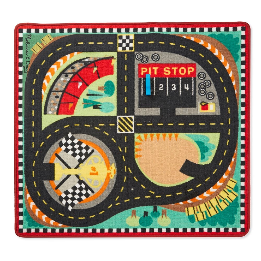 Melissa and Doug OYUN HALI SETİ - YARIŞ ARABALARI