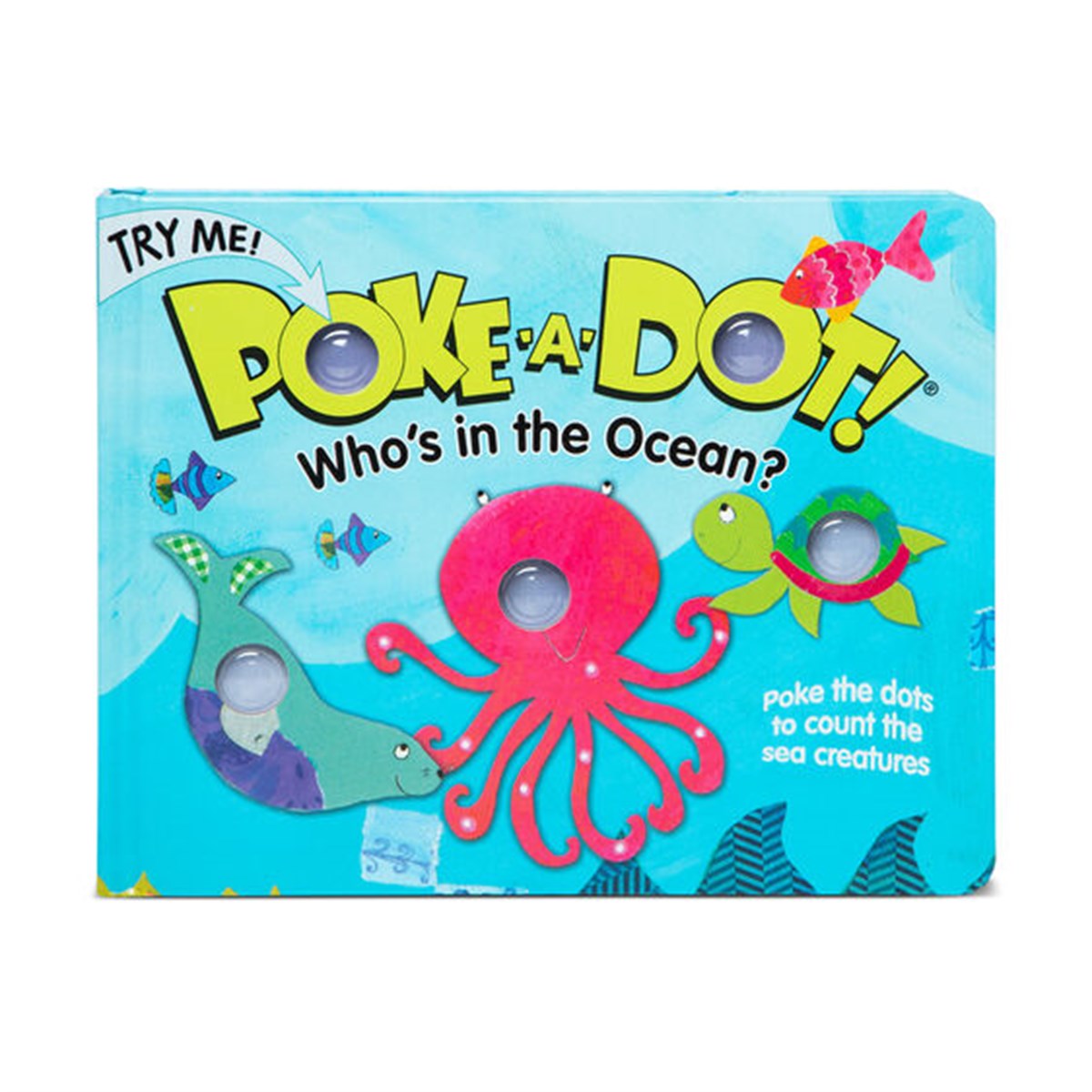 Melissa and Doug Poke-A-Dot - İnteraktif Kitap - Who's in the Ocean