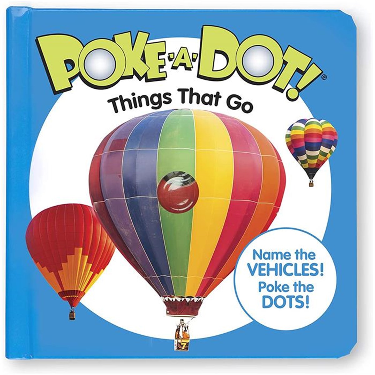 Melissa and Doug Poke-A-Dot - İnteraktif Kitap - Things That Go