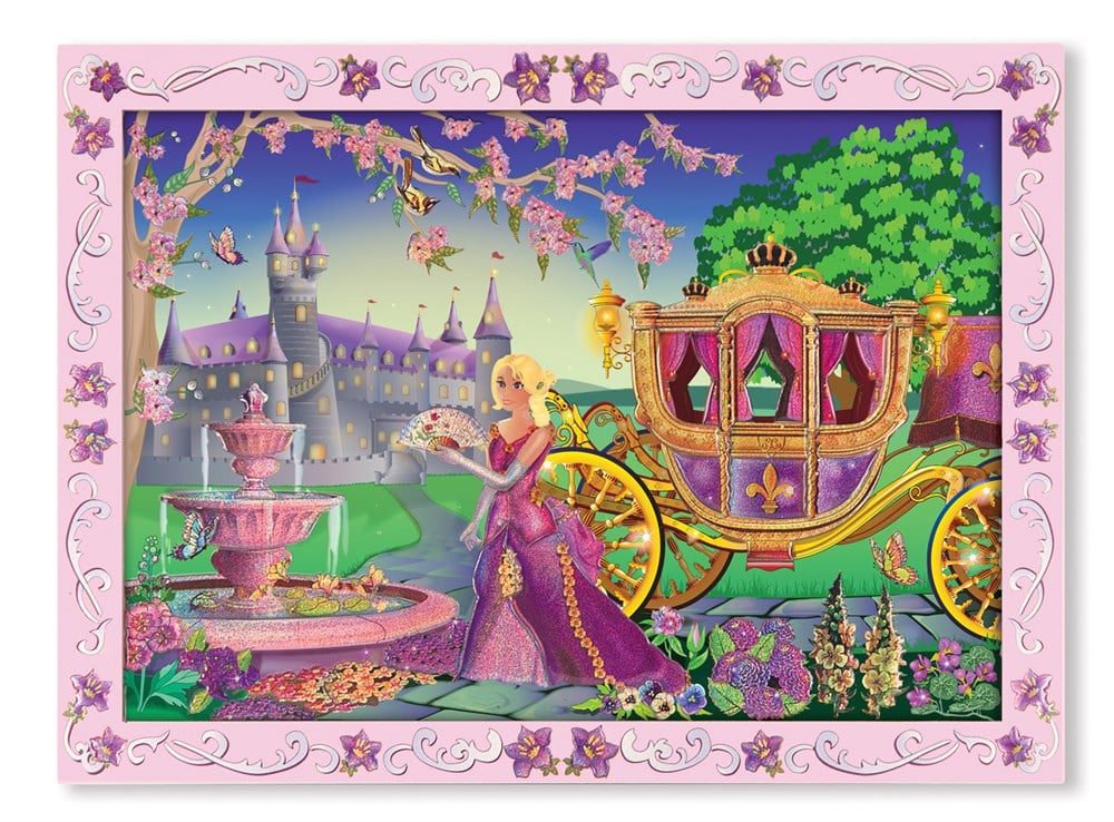 Melissa and Doug TABLO - YAPIŞTIR YARAT - PRENSES