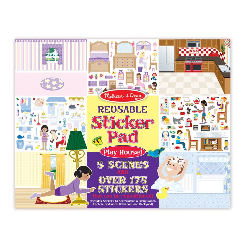 Melissa and Doug TAK ÇIKAR ÇIKARTMA KİTABI - OYUN EVİ