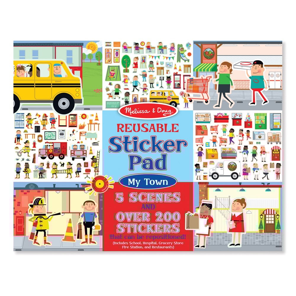 Melissa and Doug TAK ÇIKAR ÇIKARTMA KİTABI - BENİM ŞEHRİM