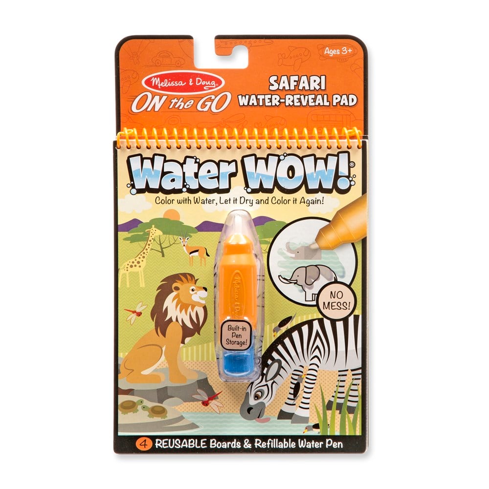 Melissa and Doug WATER WOW! SU İLE BOYAMA KİTABI - SAFARİ