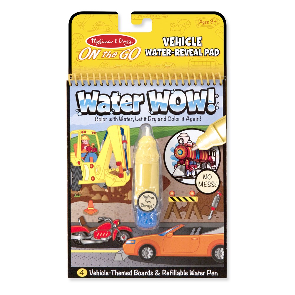 Melissa and Doug WATER WOW! SU İLE BOYAMA KİTABI - ARAÇLAR