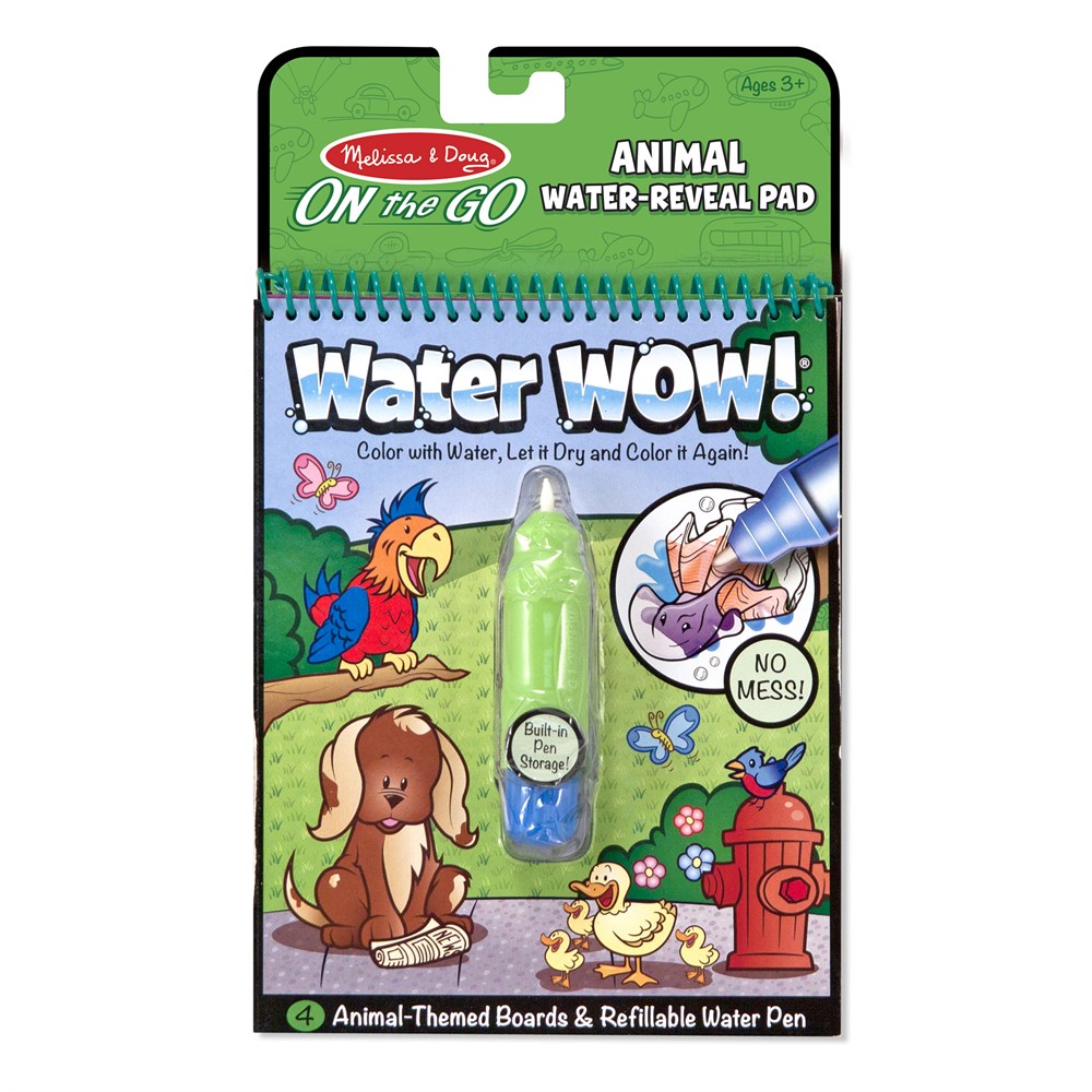 Melissa and Doug WATER WOW! SU İLE BOYAMA KİTABI - HAYVANLAR