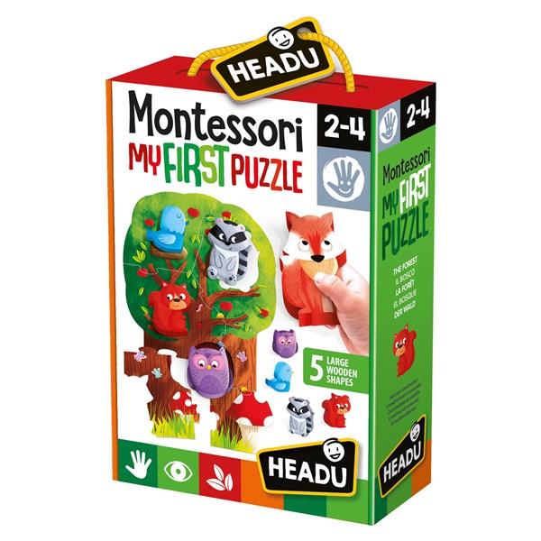 Headu Montessori First Puzzle The Forest (2-4 Yaş)