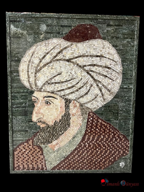 Fatih Sultan Mehmet Mozaik Tablo