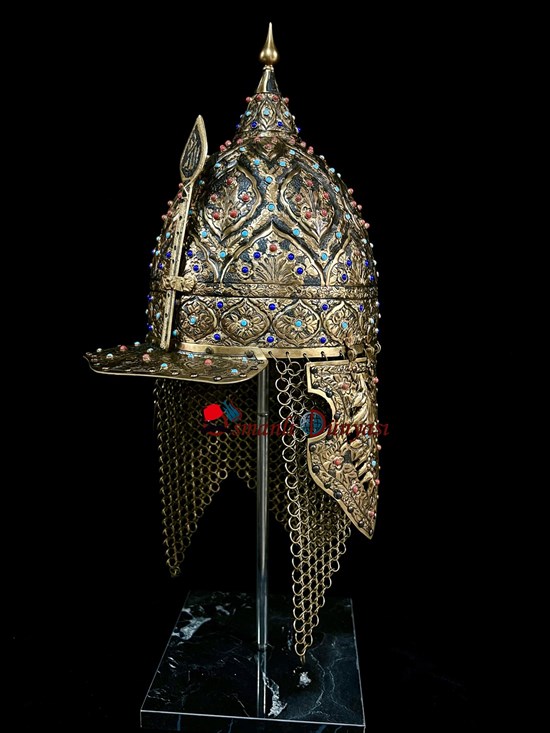 Osmanlı Kılıç Kuşanma Tören Miğferi