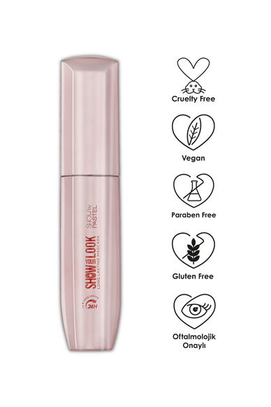 SHOW BY PASTEL SHOW YOUR LOOK 24H LONG LASTING VOLUME MASCARA - VALANTINE'S DAY CONCEPT