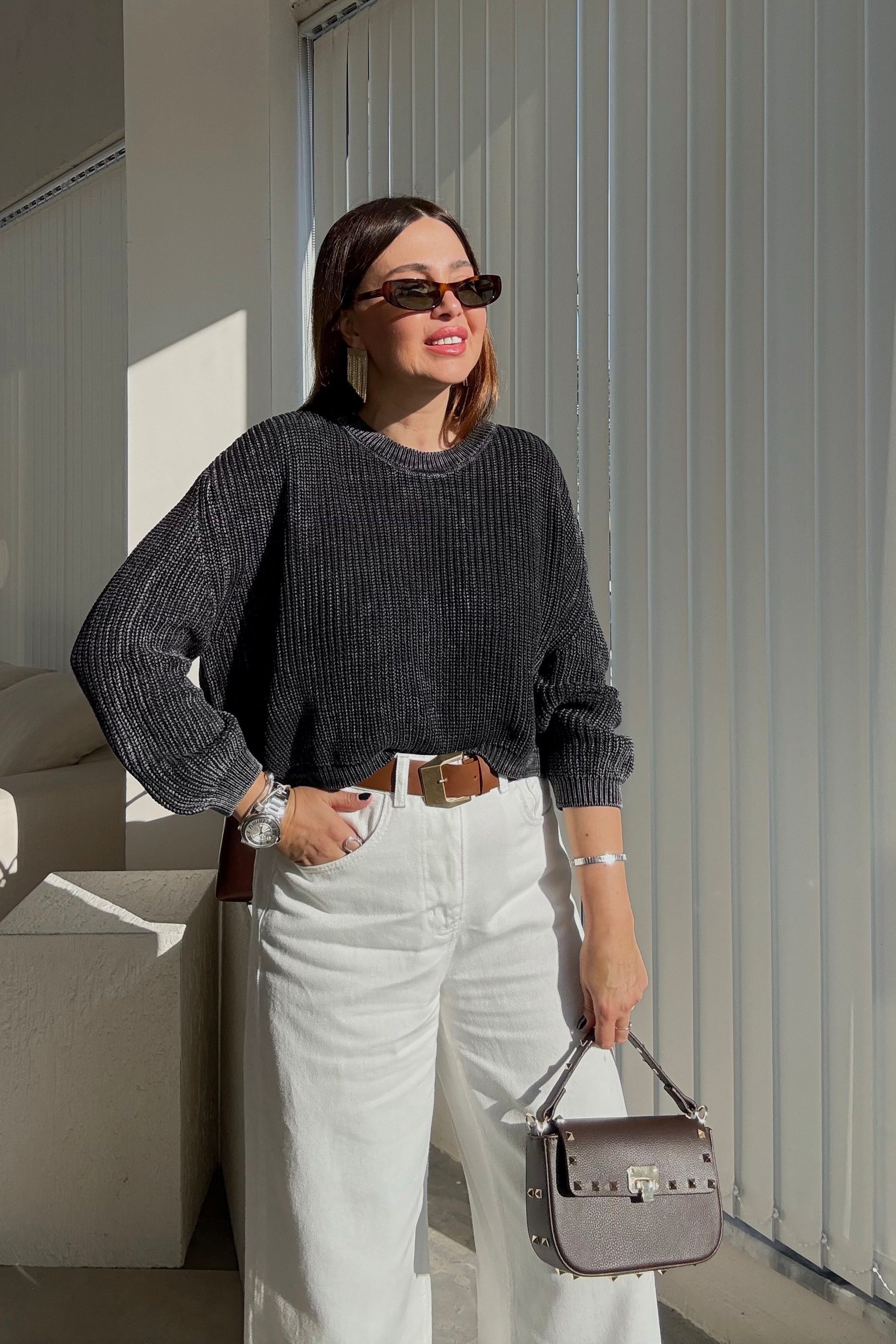 Antrasit Yıkamalı Triko 