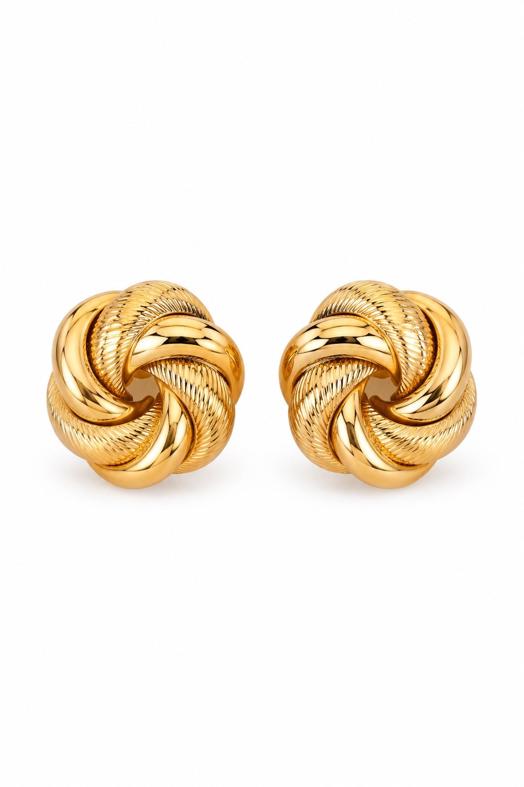 Burgu Düğüm Küpe GOLD
