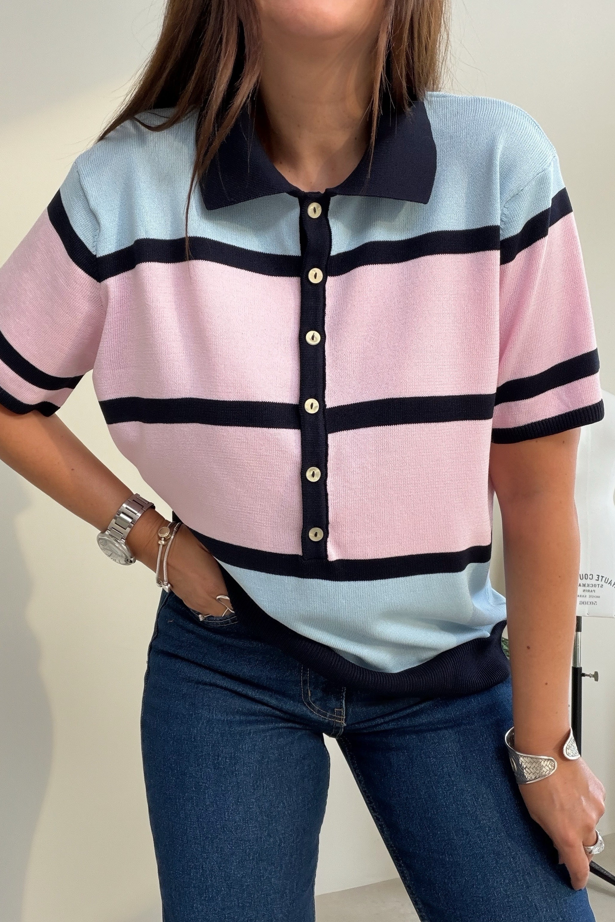 Candy Polo Yaka Triko LACİVERT