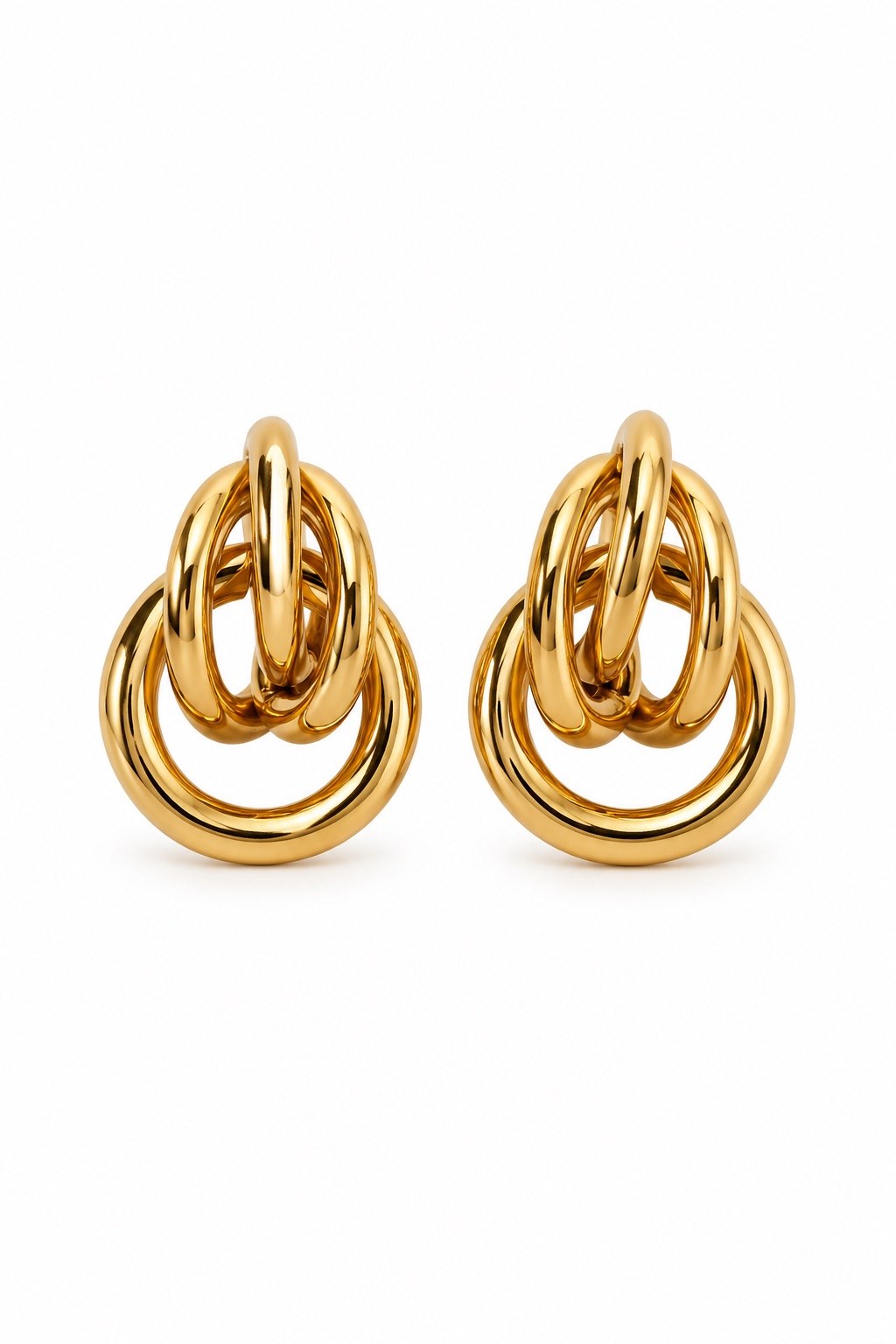Düğüm Halka Küpe GOLD