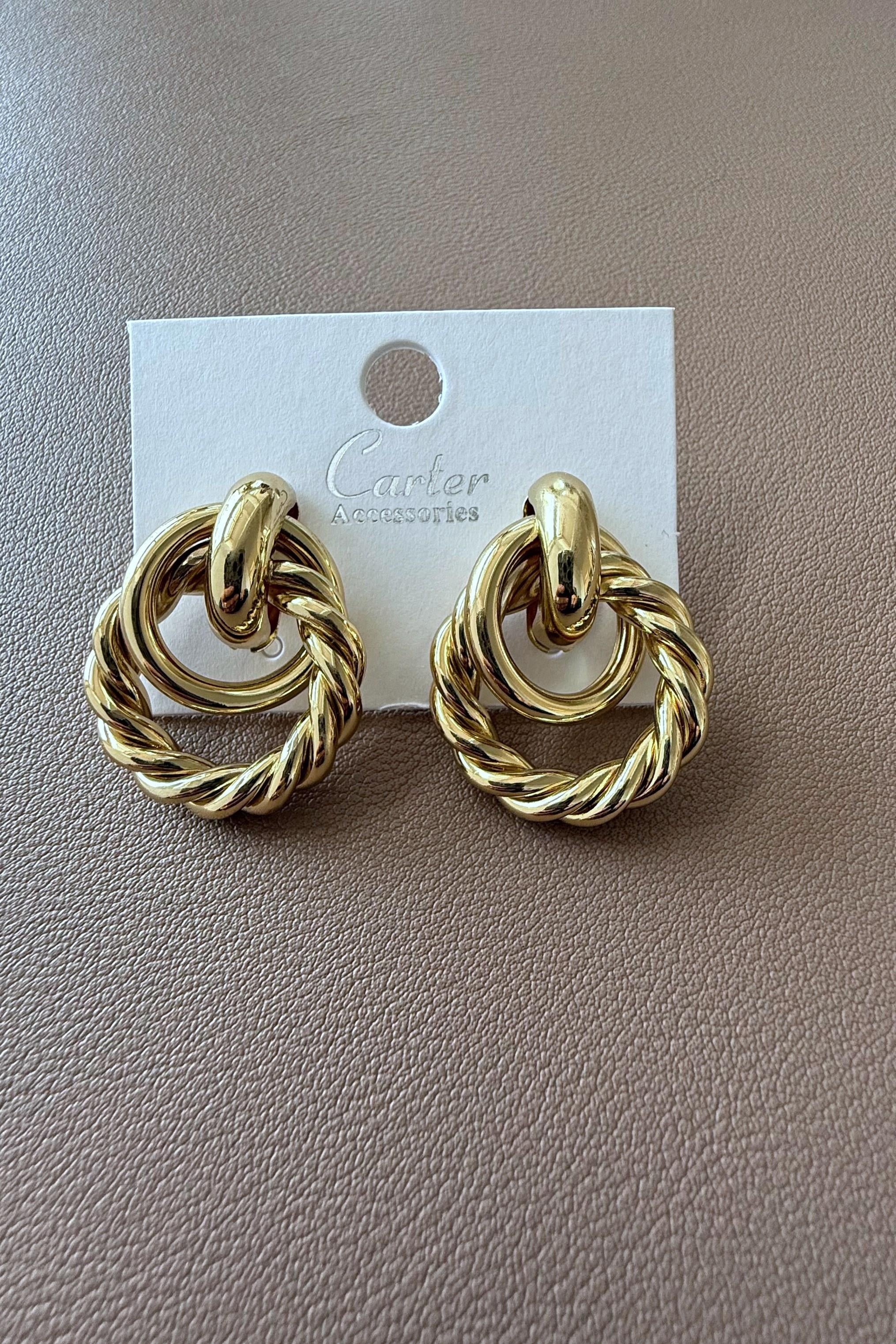 Gold Burgu Vip Küpe 