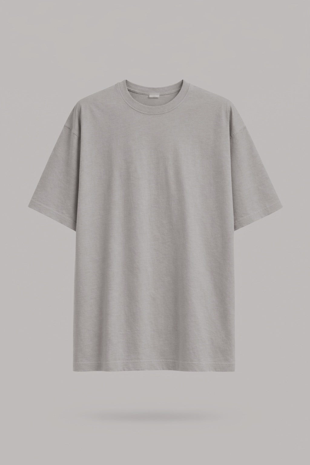 Gri Tok Doku Tişört 