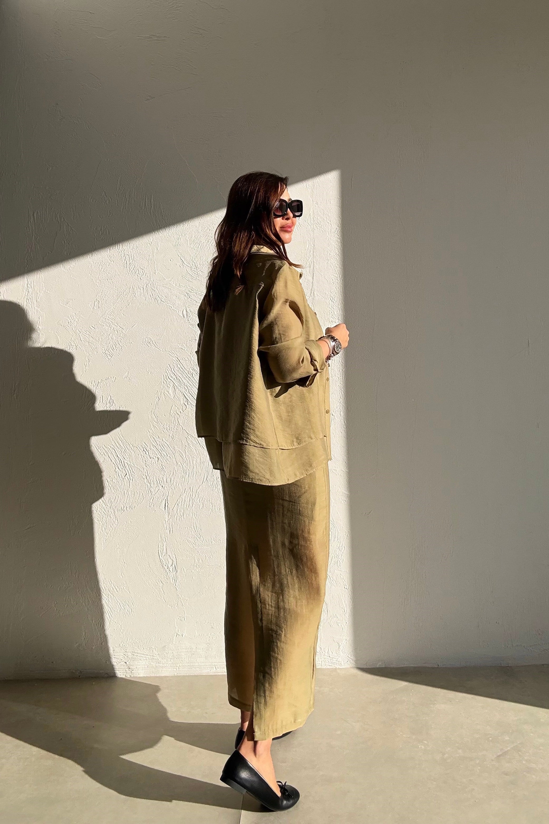 Oil Etek Gömlek Takım 