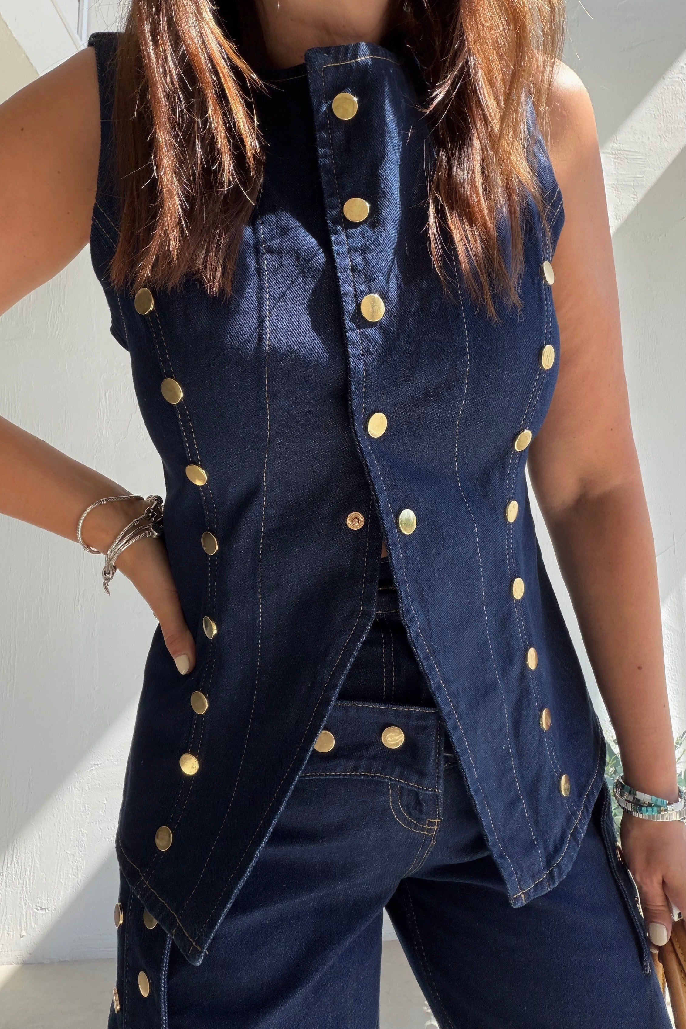 Western Denim Pantolonlu Takım LACİVERT