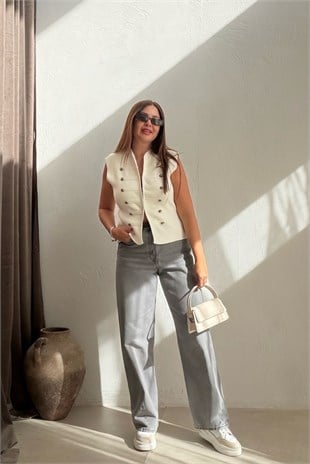 Asimetrik Dikişli Jean FÜME