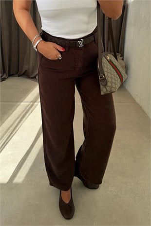 Bilek Boy Comfort Jean KAHVERENGİ