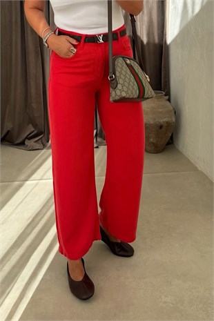 Bilek Boy Comfort Jean KIRMIZI