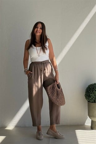 Havuç Kesim Giotelli Pantalon VİZON