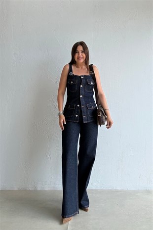 Riva Denim Takım LACİVERT