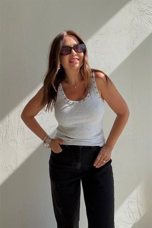 Zımba Gri Kaşkorse Atlet GRİ