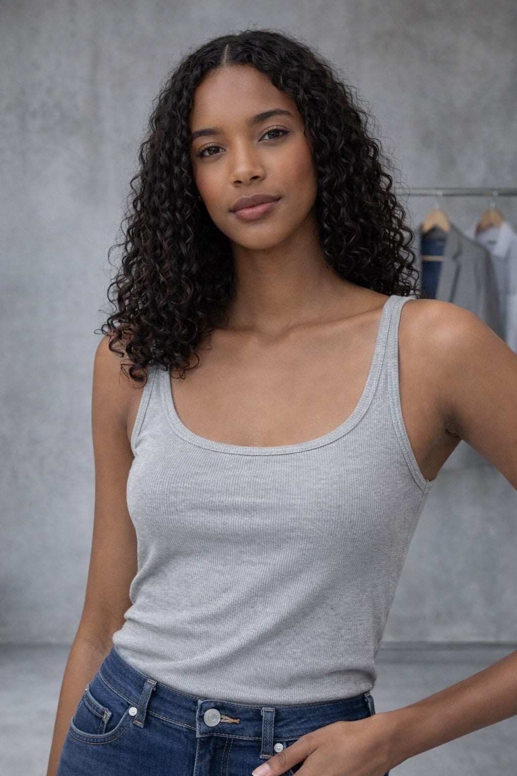 Gri İnce Askılı Atlet 