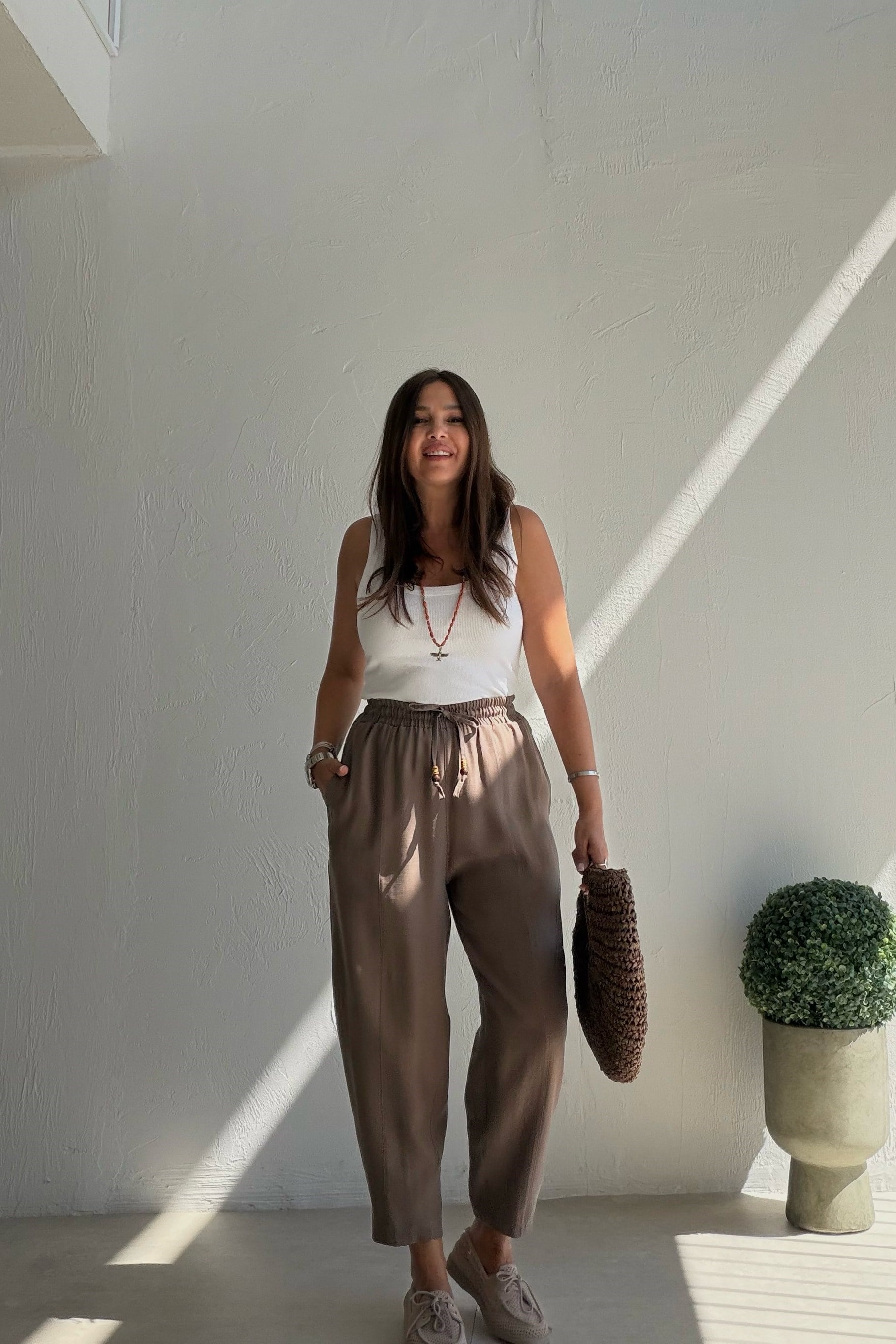 Havuç Kesim Giotelli Pantalon VİZON