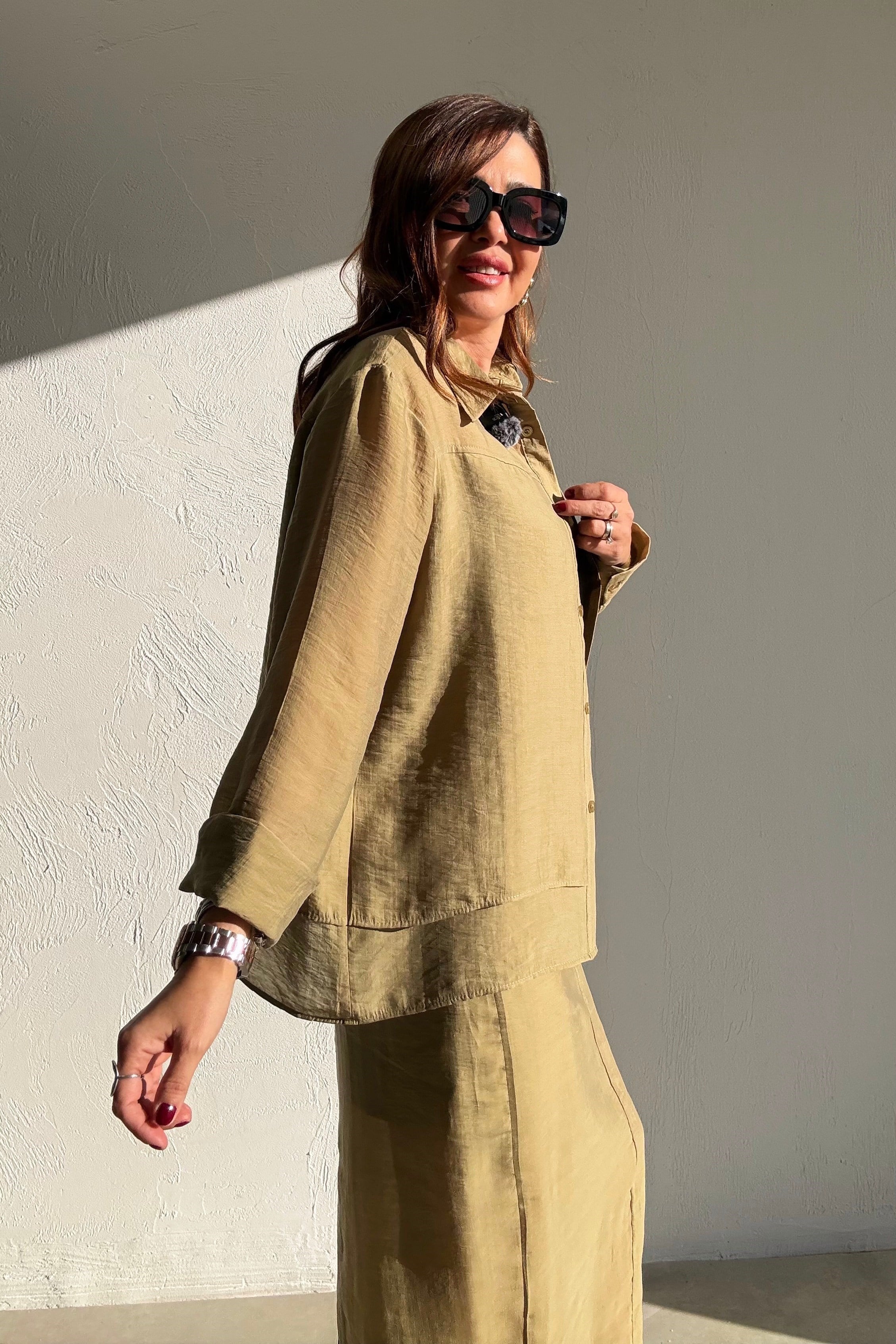 Oil Etek Gömlek Takım 