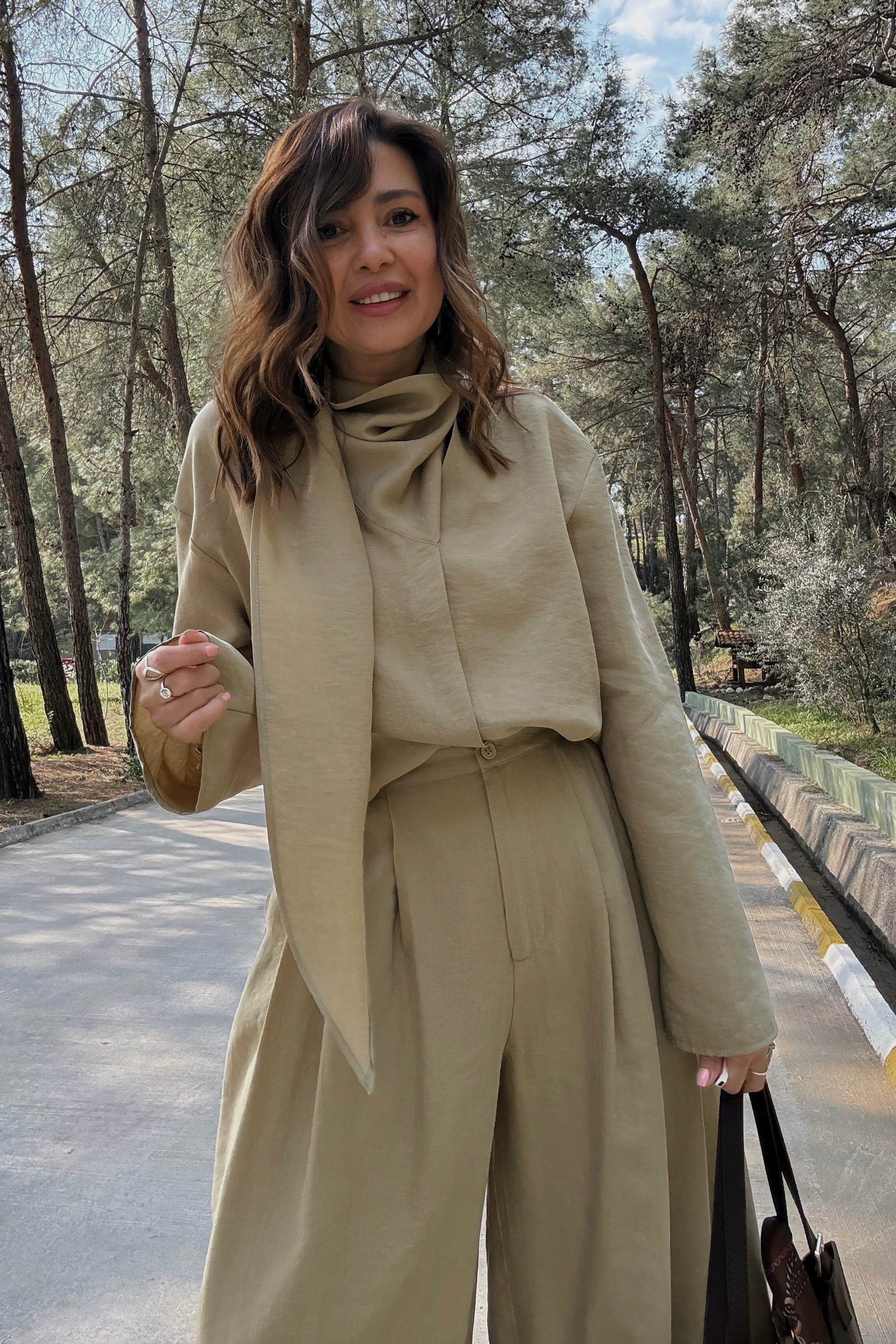 Oil Şallı Tril Takım 