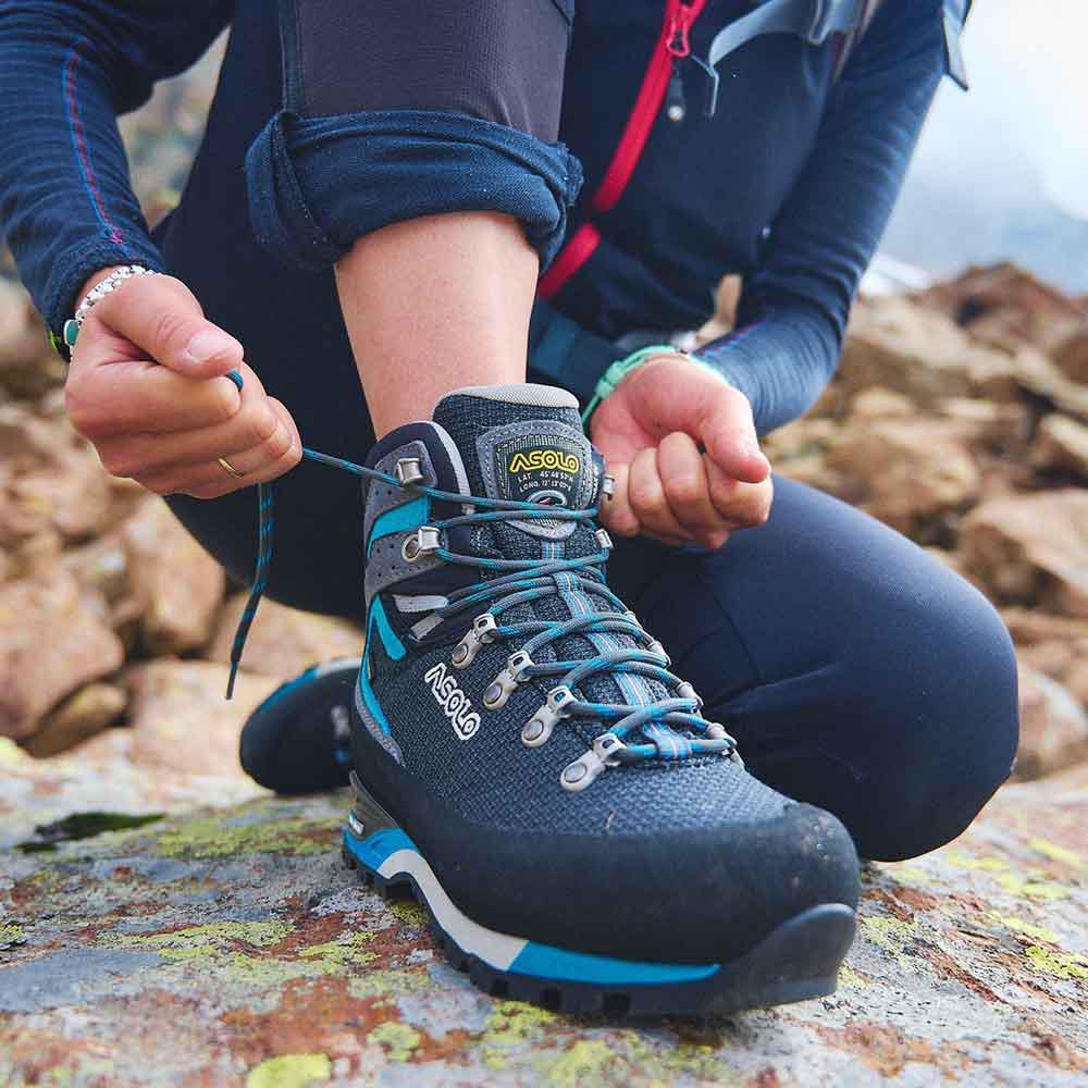 Asolo A12039 00 A906 Corax GV MM Black/Peacock Blue Kadın Outdoor Bot