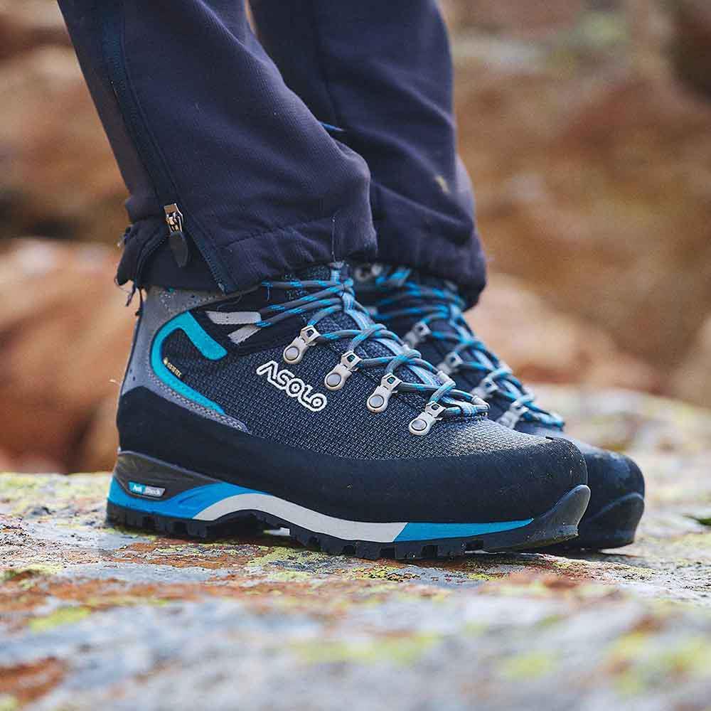 Asolo A12039 00 A906 Corax GV MM Black/Peacock Blue Kadın Outdoor Bot