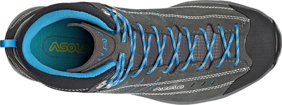 Asolo Nucleon Mid GV ML A40029 00 A772 Graphite/Silver/Cyan Blue Kadın Outdoor Bot