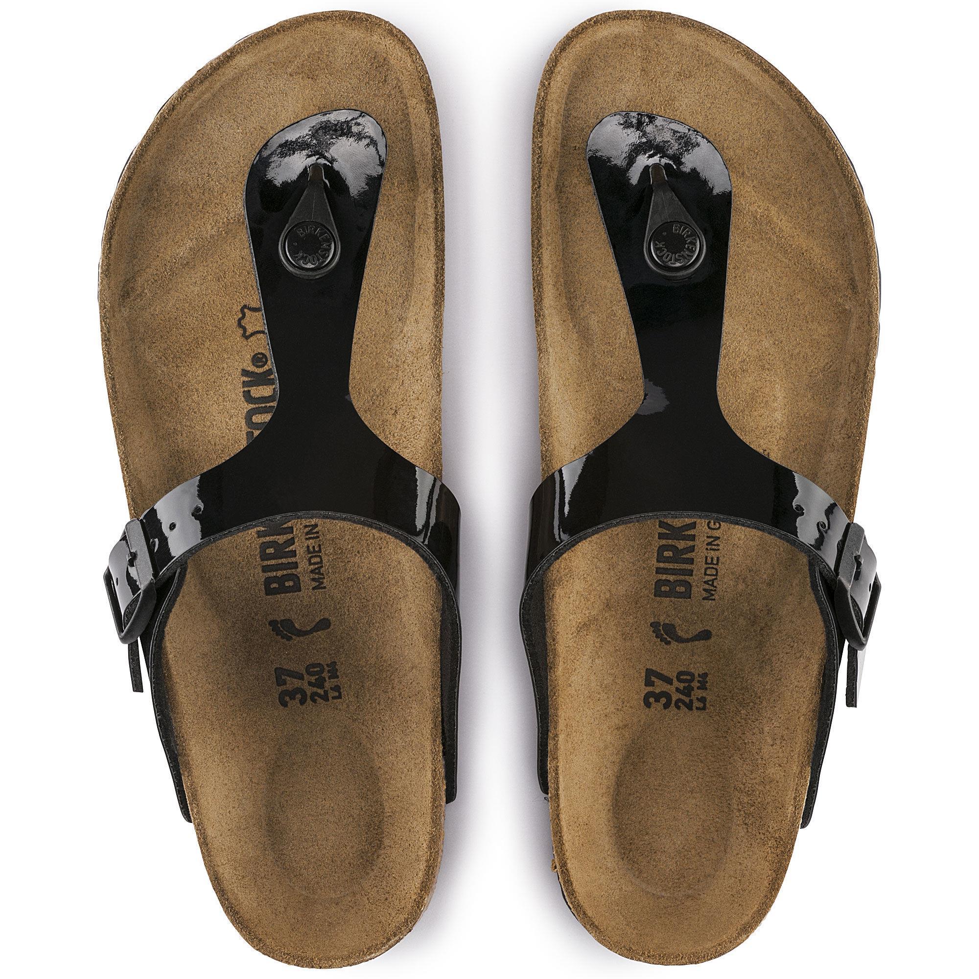 Birkenstock 0043661 Gizeh Black Patent Kadın Terlik